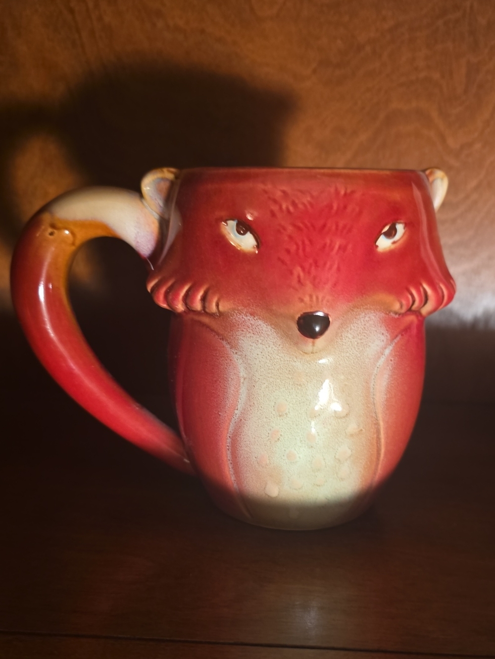 Fox Shaped Ceramic Mug - 18oz